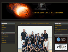 Tablet Screenshot of coloradogoldbasketball.com